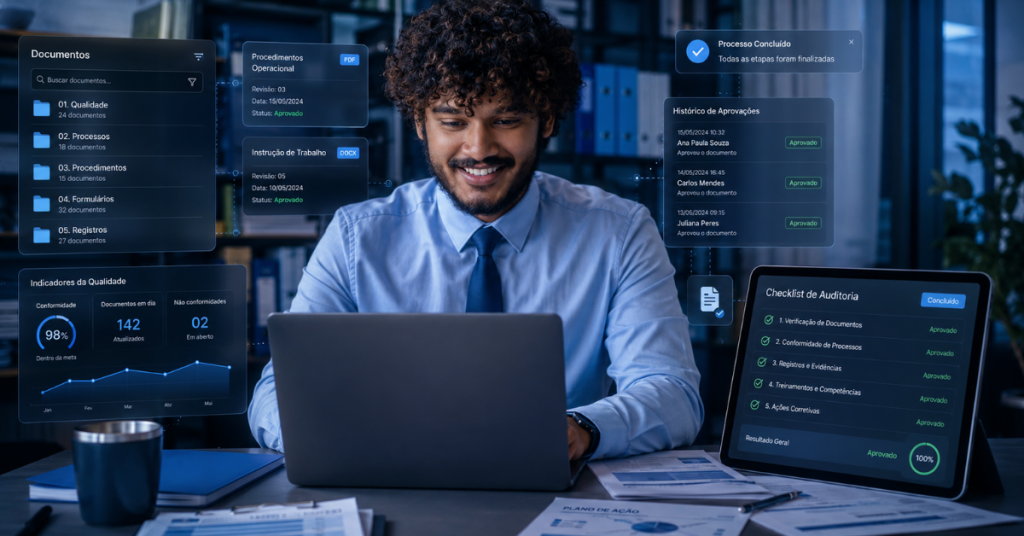 Evidências de auditoria ISO 9001: Como organizar, apresentar e comprovar a conformidade